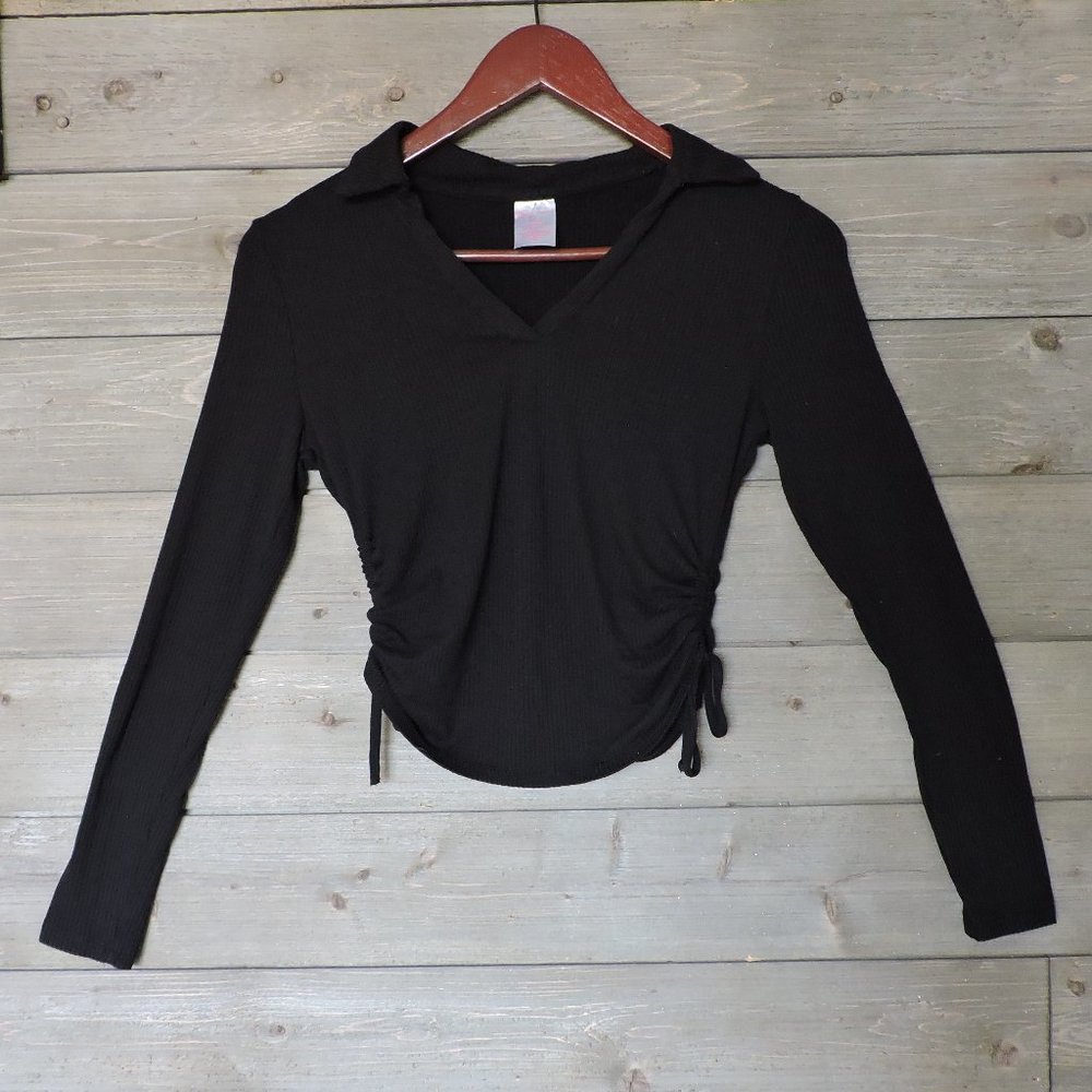No Boundaries Crop top with tie up sides Extra small